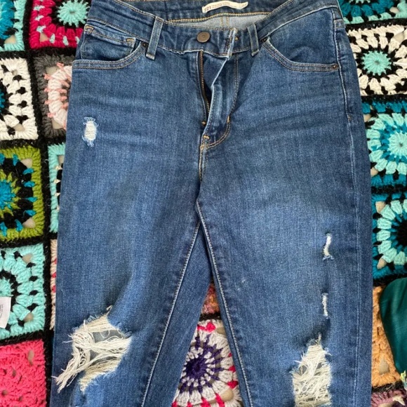 Levi’s 721 high rise skinny ankle jeans size 26 - Picture 3 of 5